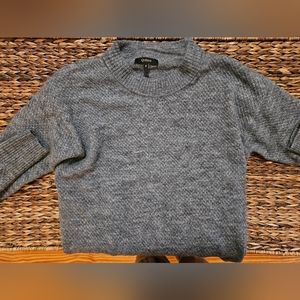 Grey Crewneck Quince Sweater Alpaca Blend - Small
